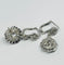 Boucles d'oreilles Boucles d’oreilles saphirs et diamants 0,88 ct en or 18k 58 Facettes Q351B