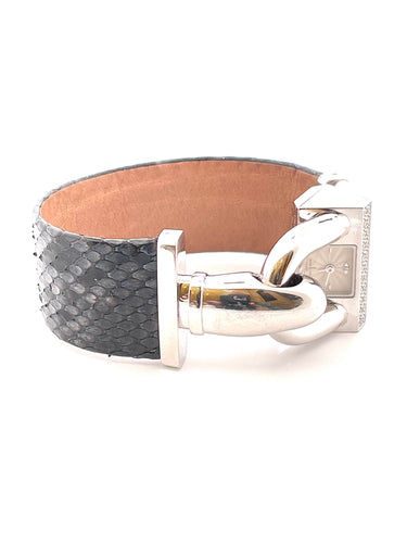 Montre Bracelet Montre Van Cleef & Arpels "Cadenas" or blanc et diamants 58 Facettes