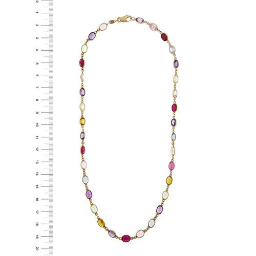Collier Collier pierres de couleur 58 Facettes 28080