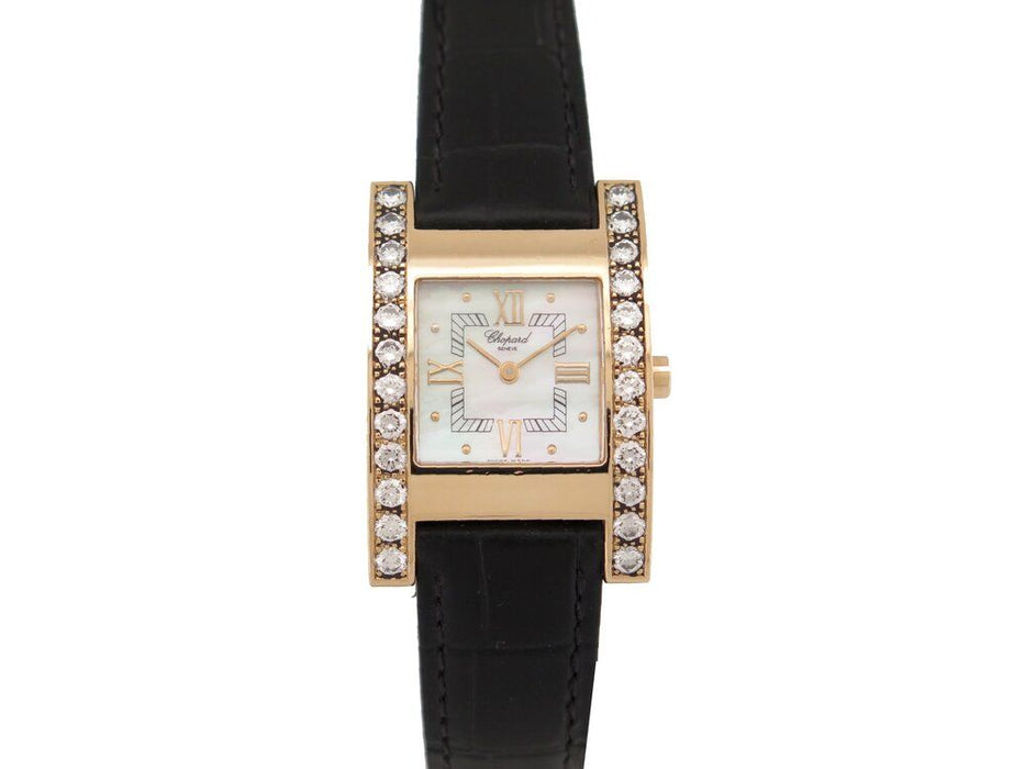 montre CHOPARD your hour 36 mm quartz or jaune diamant