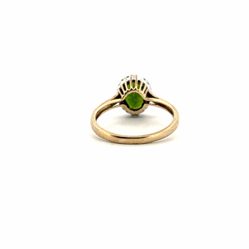 Bague 57 Bague Or Jaune 18k Tourmaline & Diamants 58 Facettes 50-GS26328-04
