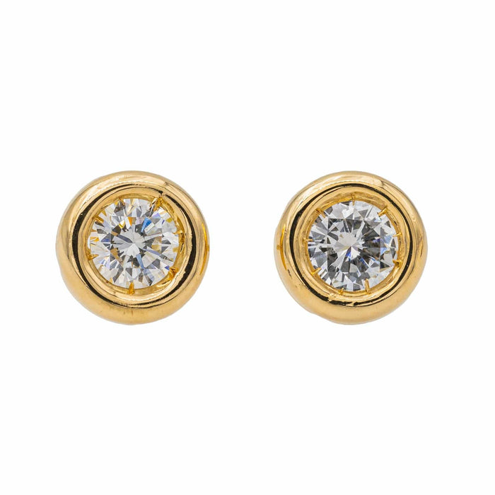 Boucles d'oreilles Boucles d'oreilles Or jaune Diamant 58 Facettes 3475698CN