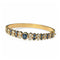 Bracelet Jonc or jaune, Serti de Saphirs et Diamants 58 Facettes 339