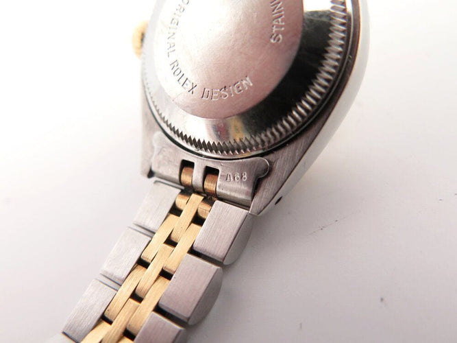 Montre vintage montre ROLEX lady date jubile 6917 26 mm en or & acier automatique 58 Facettes 268181
