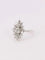 Bague Bague marquise or blanc diamants 58 Facettes J523