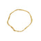 Bracelet vague en or jaune