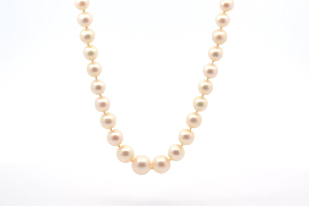 Collier Collier or blanc perles de culture 58 Facettes 26289