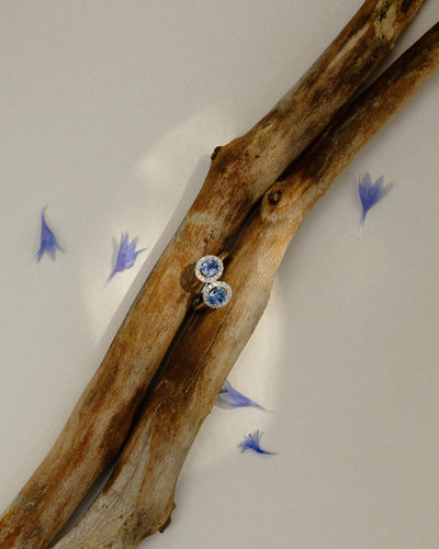 Bague 53 Bague Toi & Moi saphirs 58 Facettes INV071