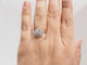 Bague 52 Bague solitaire en or blanc et diamant de 0,46 ct 58 Facettes 29912