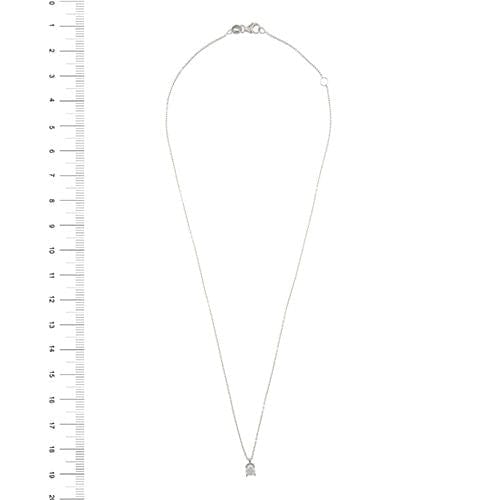 Collier Collier point lumineux avec diamant de 0,32 ct 58 Facettes 31748