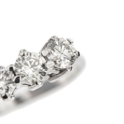Bague Bague trilogie avec diamants 0,99 ct 58 Facettes 34018