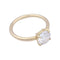 Bague 53 Bague solitaire or jaune diamant. 58 Facettes 32641