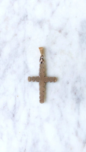 Pendentif Croix Dévote Diamants 58 Facettes