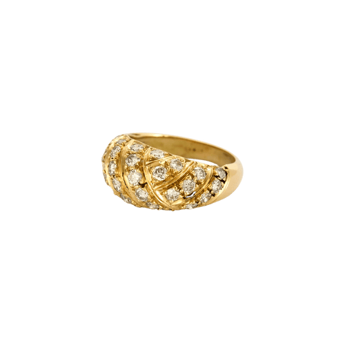 Bague 51 BAGUE JONC OR ET DIAMANTS. 58 Facettes BO/240026/