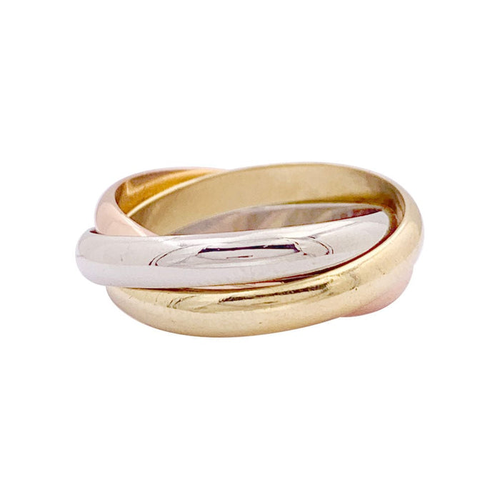 Bague 60 Bague Cartier, "Trinity Classique", trois ors. 58 Facettes 33952