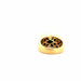 Ring 54 Tank Ring Yellow Gold, Sapphires and Diamonds 58 Facettes 34-GS32229