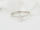 Bague 52.5 Bague solitaire en or blanc et diamant 0.58ct 58 Facettes 28293/31331