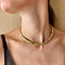 Bracelet Bracelet manchette Bulgari Parentesi en or et acier 58 Facettes