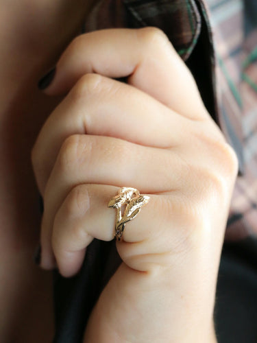 Bague 50 Bague serpent vintage or rose 58 Facettes 1173.1