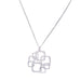 Collier Collier Dinh Van, "Surimpression", or blanc, diamants. 58 Facettes 33678