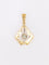 Pendentif Pendentif Art Deco losange or diamant 0,3 ct 58 Facettes J282