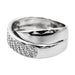 Bague 53 Bague Or blanc Diamant 58 Facettes 2940432CN