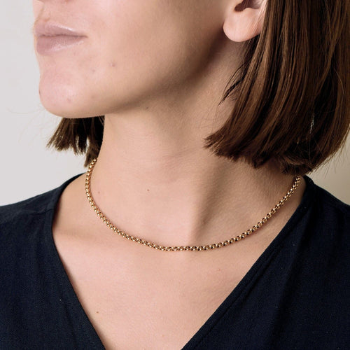 Collier CHOPARD - Collier maille jaseron or jaune 58 Facettes BO/250015