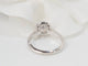 Bague 53 Bague solitaire en or blanc et diamants 0.82ct 58 Facettes 31189/30918