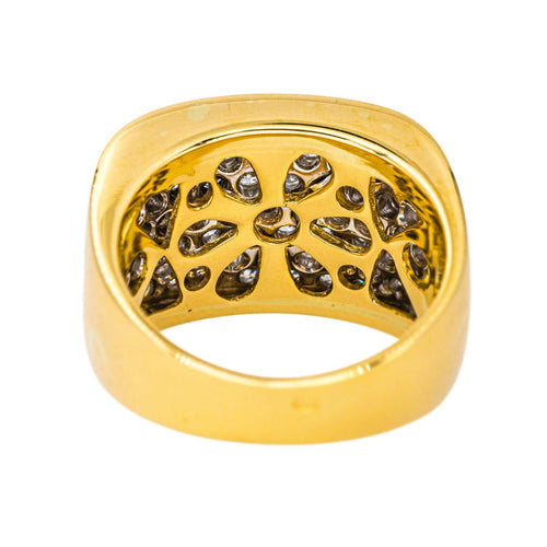 Bague 53 Bague Cocktail Or jaune Diamant 58 Facettes 4127669CN