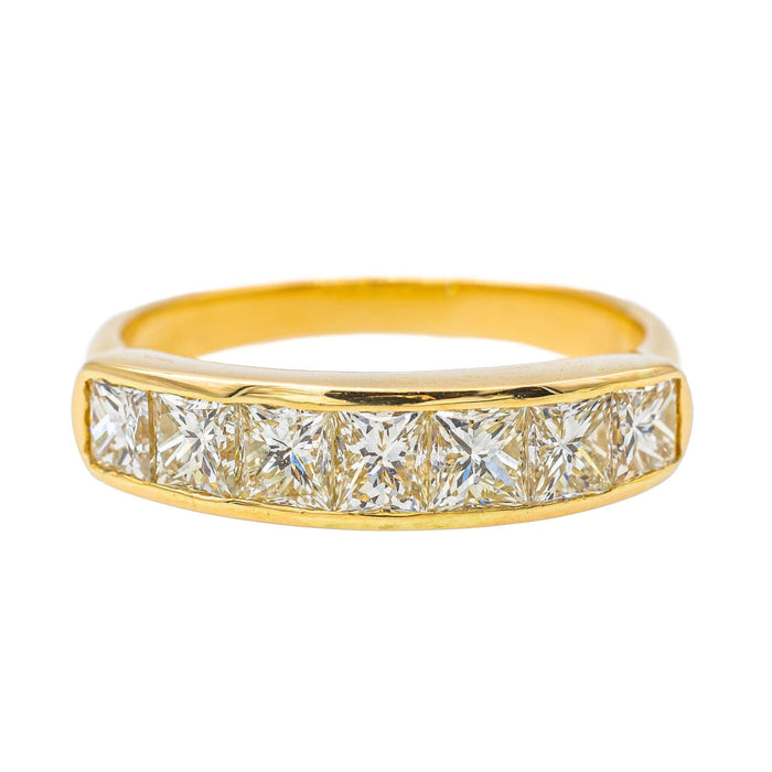 Bague 52 Bague Demi alliance Or jaune Diamant 58 Facettes 3118592CN