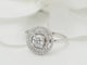 Bague 52 Bague solitaire en or blanc et diamant de 0,46 ct 58 Facettes 29912