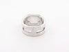 Bague 54 bague HERMES medor pierre de lune & diamants en argent 58 Facettes 259941