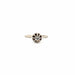 Ring 54 Solitaire 18k White Gold & Diamonds 58 Facettes