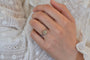 Bague 53.5 Bague vintage diamant en platine 58 Facettes 26382-25885