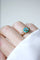 Bague Bague fleur ancienne turquoises et diamant 58 Facettes