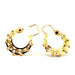 Boucles d'oreilles Créoles or jaune rubis 58 Facettes 2-BOC1-GS36006