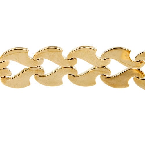 Bracelet Bracelet Tank en or rose 58 Facettes 38835