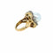Bague 50 David Webb - Bague turban en or jaune, perles des mers du Sud et diamants 58 Facettes