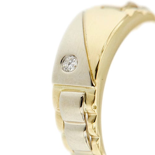 Bague pour homme avec diamant