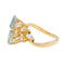 Bague 52 Bague Or jaune Aigue Marine 58 Facettes 2473924CN