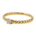 Ring 54.5 Solitaire Ring Yellow Gold Diamond 58 Facettes 2899070CN