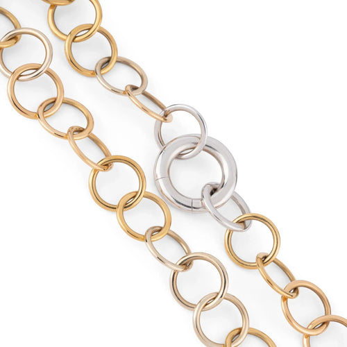 Collier Pomellato - Collier Lucciole Or Jaune & Or Gris 58 Facettes 1