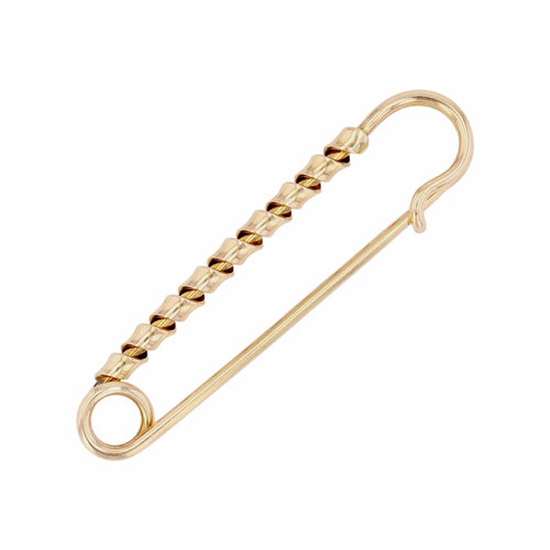 Broche Broche épingle à nourrice or rose 58 Facettes 25-070