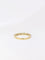 Bague 50 Demi-Alliance américaine en or jaune, diamants et saphirs 58 Facettes J104