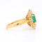Bague 52 Bague Pompadour Vintage Or 18 Carats, Émeraude Naturelle et Diamants 58 Facettes 281