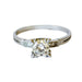 Bague 58 bague en platine avec diamants 58 Facettes A2325