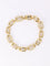 Bracelet vintage maille rectangle or jaune diamants 58 Facettes 1085.1