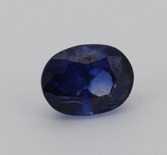 Gemstone Certificat Saphir bleu 0.81cts non chauffé 58 Facettes 457