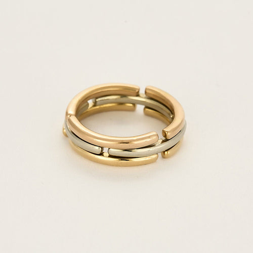 Bague 54 Bague trois ors articulées 58 Facettes VILLEF0057X2
