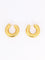 Boucles d'oreilles Boucles d'oreilles Créoles vintage or jaune mat 58 Facettes 1140.1